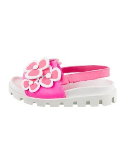 Pre-owned Christian Louboutin Babies' Girls' Floral Sandals In Multi