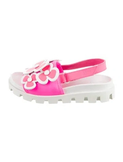 Pre-owned Christian Louboutin Babies' Girls' Floral Sandals In Multi