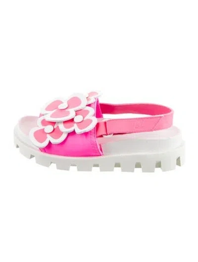 Pre-owned Christian Louboutin Babies' Girls' Floral Sandals In Multi