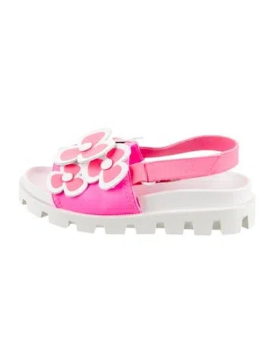 Pre-owned Christian Louboutin Babies' Girls' Floral Sandals In Multi