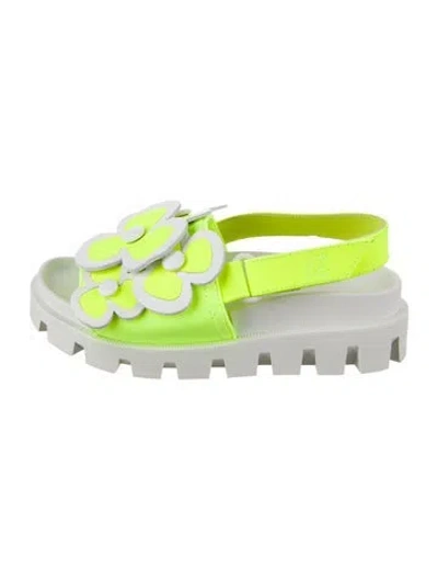 Pre-owned Christian Louboutin Babies' Girls' Strap Sandals In Green