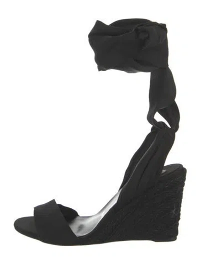 Pre-owned Christian Louboutin Gladiator Sandals In Black