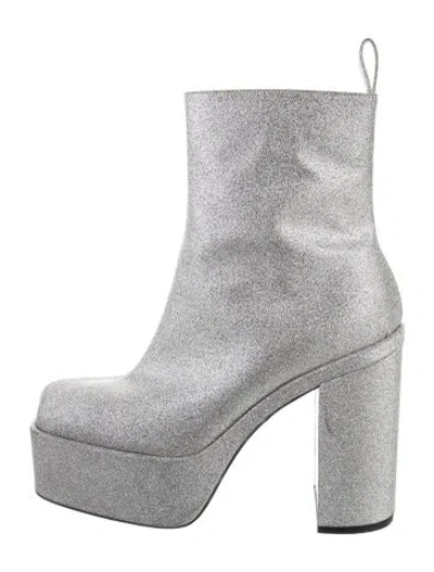 Pre-owned Christian Louboutin Glitter Boots