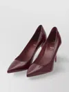 Christian Louboutin Glossy Pointed Toe Stiletto High Heel Pumps