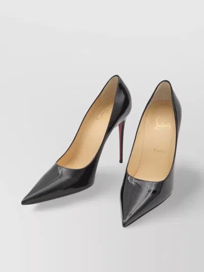 Christian Louboutin Glossy Pointed Toe Stiletto Pumps