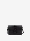 Christian Louboutin Grained Leather Crossbody Bag In Black