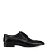 Christian Louboutin Grave Calf Leather Derby Shoes In Black