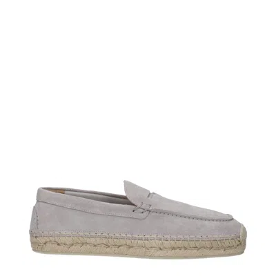 Christian Louboutin Gray Leather Espadrille