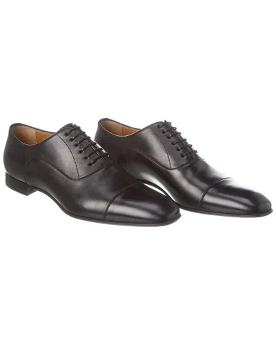 Christian Louboutin Greggo Leather Oxford (authentic ) In Black