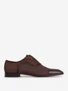 Christian Louboutin Men's Ac Greggo Textile And Leather Oxfords In Fitted Design With Round Toe