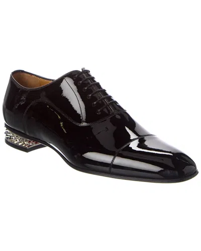 Christian Louboutin Greggyrocks Patent Oxford In Black