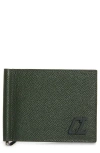 Christian Louboutin Groovy Calfskin Bifold Wallet With Money Clip In Tennessee/tennessee