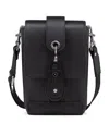 Christian Louboutin Groovy Calfskin Cross-body Bag In Black/black/black