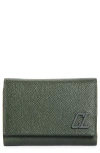 Christian Louboutin Groovy Calfskin Trifold Wallet In Tennessee/ Tennessee