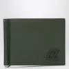 Christian Louboutin Groovy Dark Green Wallet Men In Gray