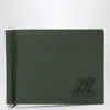 Christian Louboutin Groovy Dark Green Wallet Men In Grey