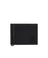 Christian Louboutin Groovy Full-grain Leather Billfold Wallet With Money Clip In Black