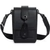 Christian Louboutin Men's Groovy North-south Leather Crossbody Bag In Black/ Black/ Black