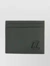 Christian Louboutin Groovy Textured Finish Wallets & Cardholders In Green