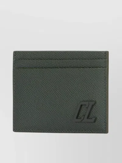 CHRISTIAN LOUBOUTIN GROOVY TEXTURED FINISH WALLETS & CARDHOLDERS