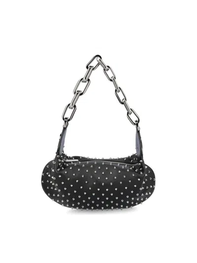 Christian Louboutin Handbags In Blacksilversilver