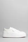 Christian Louboutin Happyrui Spikes Sneakers In White Leather In White