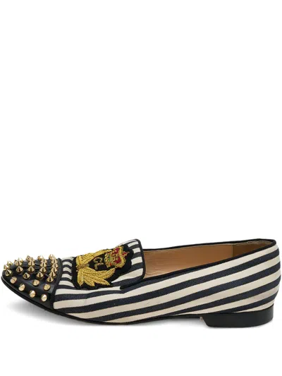 Pre-owned Christian Louboutin Harvanana Slippers