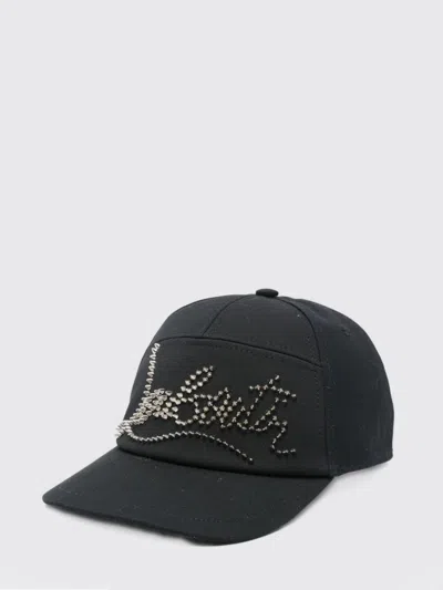 Christian Louboutin Hat Men  In Black