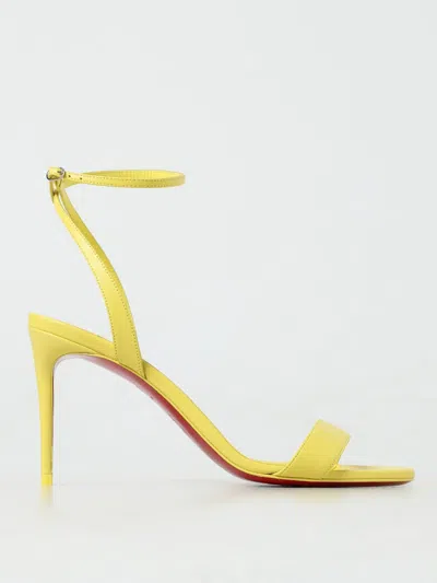 Christian Louboutin Heeled Sandals  Woman Color Yellow