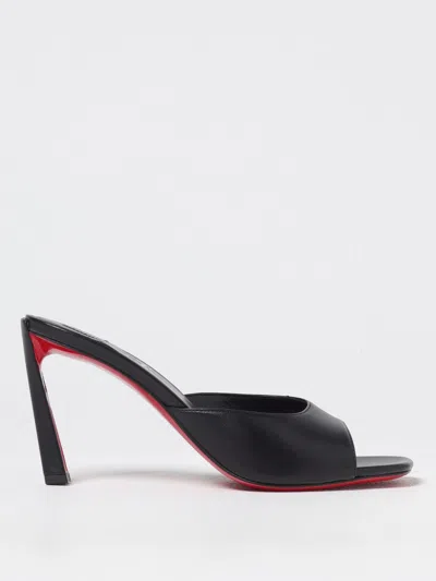 CHRISTIAN LOUBOUTIN CHRISTIAN LOUBOUTIN HEELED SANDALS WOMAN BLACK