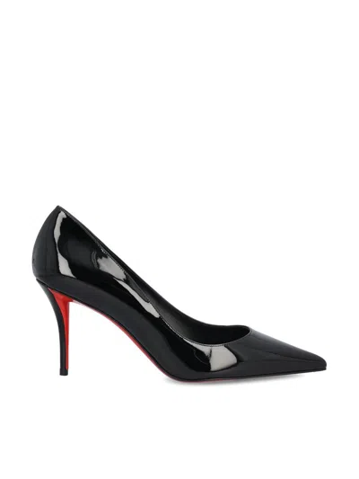 Christian Louboutin Heeled Shoes In Black/lin Black