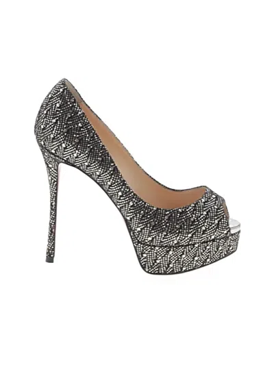 Pre-owned Christian Louboutin Heels In Gold