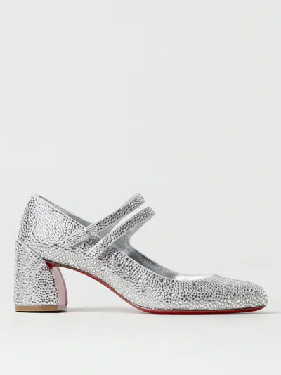 Christian Louboutin High Heel Shoes  Woman Color Silver