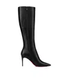 Christian Louboutin High-heeled Knee-length Boots In Black