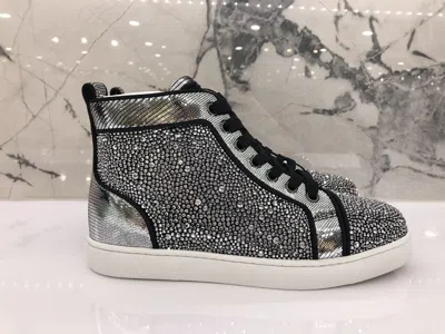 Christian Louboutin High-top Leisure Sneakers In Black