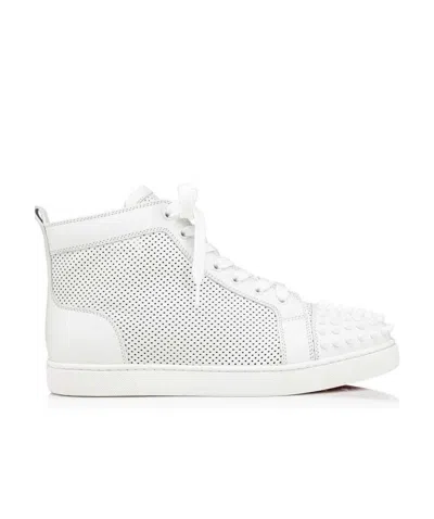 Christian Louboutin High-top Leisure Sneakers In White