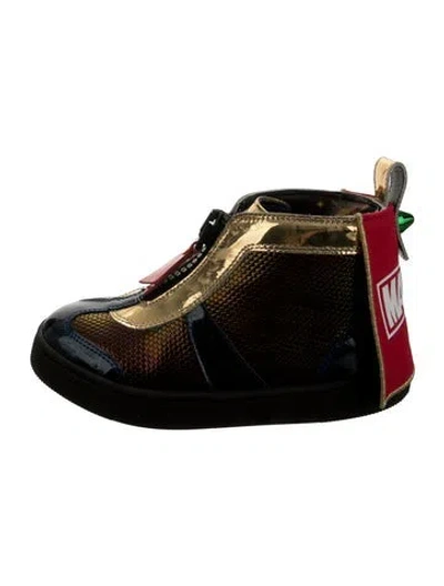 Pre-owned Christian Louboutin Kids' High-top Sneakers In Black