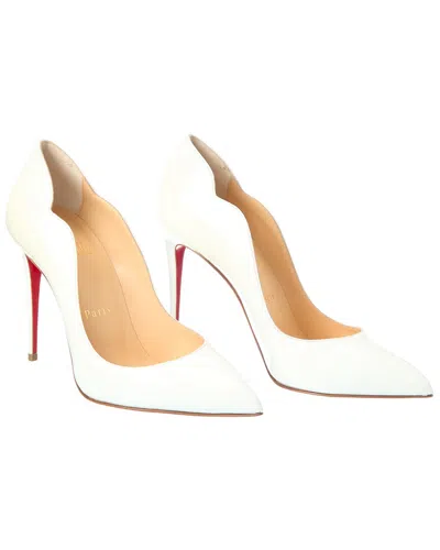 Christian Louboutin Hot Chick 100 Patent Pump In White