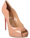 Christian Louboutin Hot Chick Pumps In Powder Leather In Pink