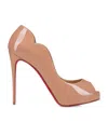Christian Louboutin Hot Chick Pumps In Powder Leather In Nude