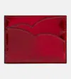 Christian Louboutin Hot Chick Patent Psychic Card Case In Loubi