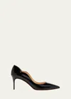 CHRISTIAN LOUBOUTIN HOT CHICK PATENT RED SOLE PUMPS