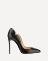 Christian Louboutin Hot Chick Black Patent Leather Pumps
