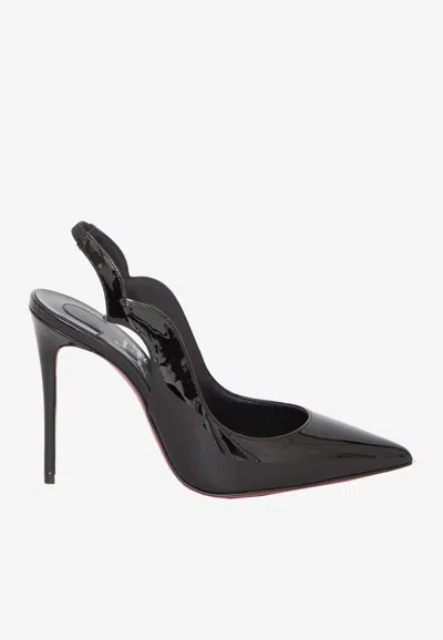 Christian Louboutin Hot Chick Sling 100 Pumps In Black
