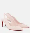 Christian Louboutin Hot Chick Sling 70 Leather Slingback Pumps In Pink