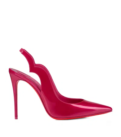 Christian Louboutin Hot Chick Sling Patent Leather Slingback Pumps 100