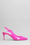 Christian Louboutin Hot Chick Sling 70 Patent Slingback Pump In Pink