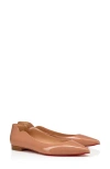 Christian Louboutin Womens Blush Hot Chickita Pointed-toe Patent-leather Pumps