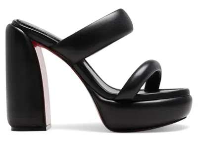 Pre-owned Christian Louboutin Inflamovida Mule 130 (women's) Sneakers In Black