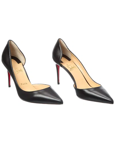 Christian Louboutin Iriza 85 Leather Pump (authentic ) In Black